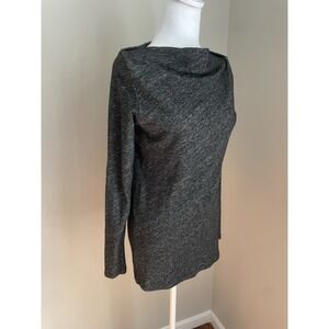Eileen Fisher Women S Tunic Top Italian Fabric Wool‎ Blend Organic Cotton Shirt